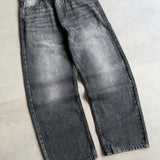 Black Wash Baggy Denim Jeans
