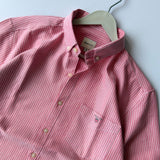 Pink Fine-Stripe Oxford Shirt