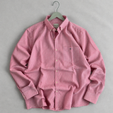 Pink Fine-Stripe Oxford Shirt