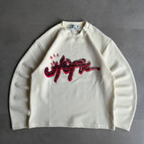 Cream Graphic Waffle Tee