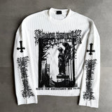 White Waffle Knit Tee