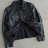 Vintage Domana Black Leather Jacket
