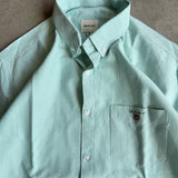 Green & White Striped Shirt