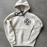 Graphic White Hoodie