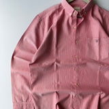 Pink Fine-Stripe Oxford Shirt