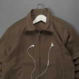 Mocha Brown Harrington Jacket