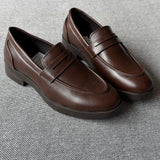 Brown Penny Loafers