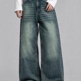 Acid Wash Wide-Leg