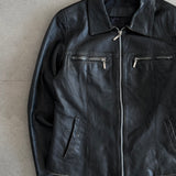 Vintage Domana Black Leather Jacket