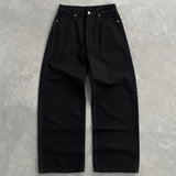 Black Barrel Fit Jeans