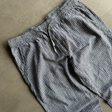 Striped Linen-Pants