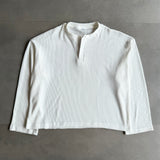 Boxy Fit Waffle Henley