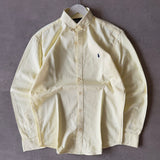Butter Yellow Cotton-Linen Shirt