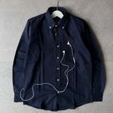 Navy Button-Down Shirt