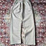 Beige Fleece Sweatpants – 330-350 GSM