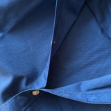 Royal Blue Cotton-Linen Shirt