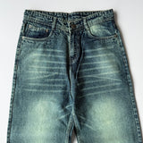 Acid Wash Wide-Leg
