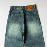 Acid Wash Wide-Leg