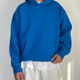 Royal Blue Heavyweight Boxy Hoodie | 450 GSM