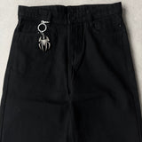 Black Wide-Leg Jeans