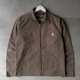 Mocha Brown Harrington Jacket