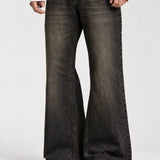 Washed Bootleg Denim