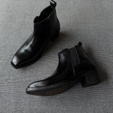 Black Heeled Chelsea Boots
