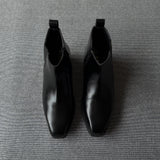 Black Heeled Chelsea Boots
