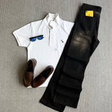White Collared Shirt