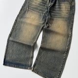 Vintage Tinted Wide-Leg