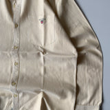 Butter Yellow Fine-Stripe Shirt