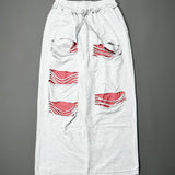 Reversible Baggy Patchwork Sweatpants