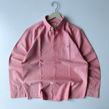 Pink Fine-Stripe Oxford Shirt