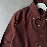 Rust Brown Button-Down Shirt