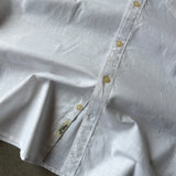 White Linen Button-Up Shirt