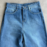 Wide Leg Denim Jeans