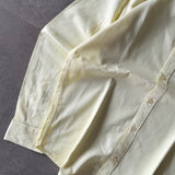 Butter Yellow Cotton-Linen Shirt