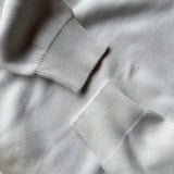 Ivory Heart Knit Polo
