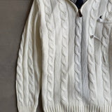 Cable Knit Quarter Zip