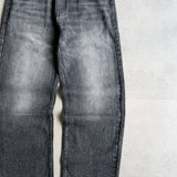 Black Wash Baggy Denim Jeans
