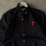 AMI CLASSIC BLACK SHIRT