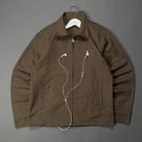 Mocha Brown Harrington Jacket