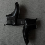 Black Heeled Chelsea Boots