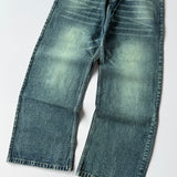 Acid Wash Wide-Leg