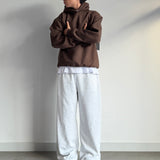 Brown Heavyweight Boxy Hoodie | 450 GSM