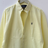 Butter Yellow Cotton-Linen Shirt