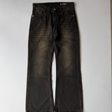 Washed Bootleg Denim