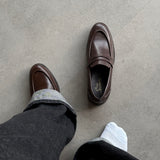 Brown Penny Loafers
