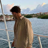 Camel Brown Oxford Shirt