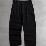 Black Barrel Fit Jeans